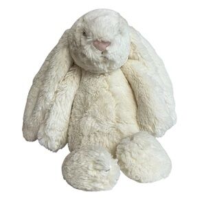 JELLYCAT Bashful Bunny Off White Cream Plush Toy